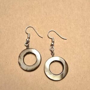 Elegant Silver Hoop Earrings